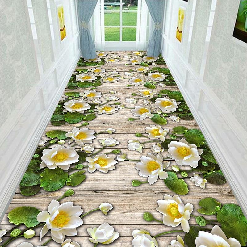 Moderner Minimalistischer 3D Hotel Flur Teppich Flur Eingangsteppich Zuhause Flur Bodenmatte