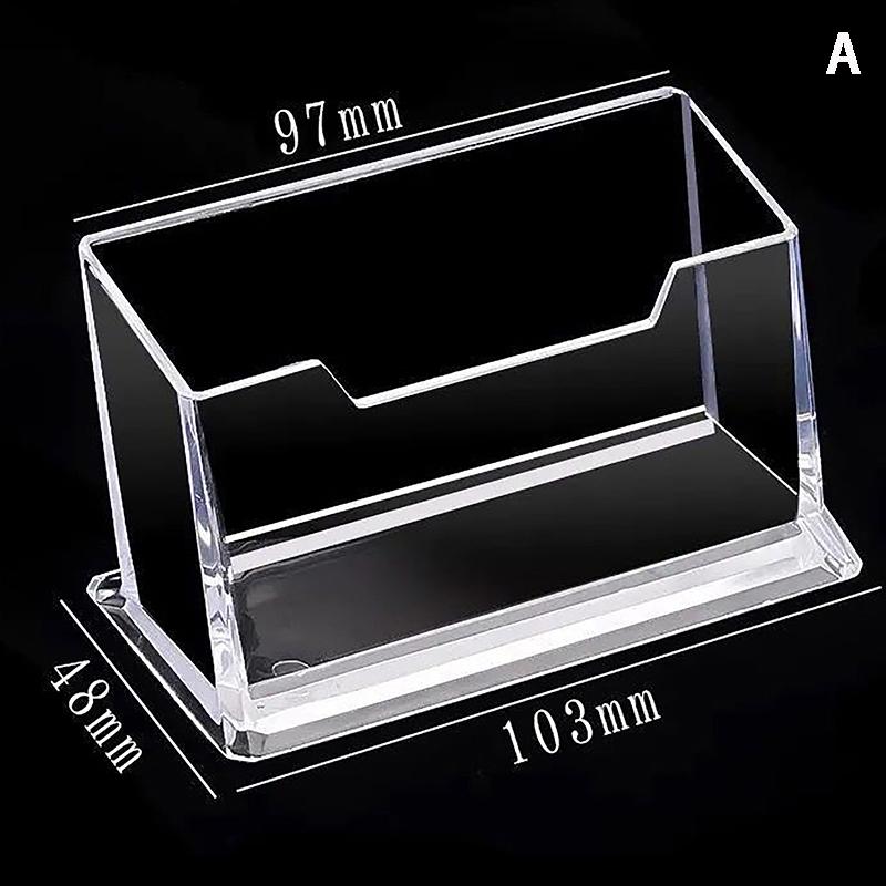 

Прозрачная стойка для визитных карточек, настольная визитная карточка большой емкости, прочная и прочная коробка для хранения визитных карточек