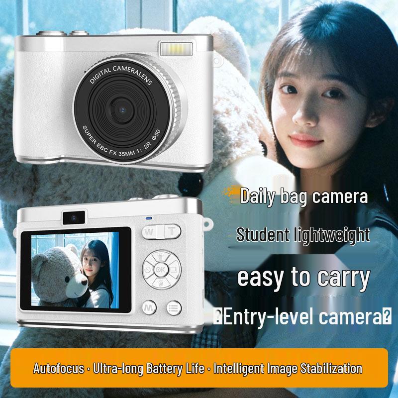 New Entry-Level 50MP Retro CCD HD Camera with Selfie Mode for Students