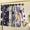Women's Summer Pajama Pants - Cotton & Rayon, Thin Style, Wide-Leg, Loose Fit, Ideal for Spring & Autumn, Suitable for Home or Outdoors.