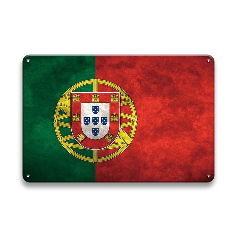 INEED Decor Land Vlag Vintage Posters Plaquette Metalen Bord Muur Kunst Decoratie Tin Bord Bar Pub Woonkamer Thuis Ijzer schilderen