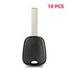 KEYYOU 10PCS Transponder Car Key Shell Fob For Peugeot 106 107 307 207 306 406 For Citroen C2 C3 C4 VA2/Hu83/SX9/Ne73 Blade