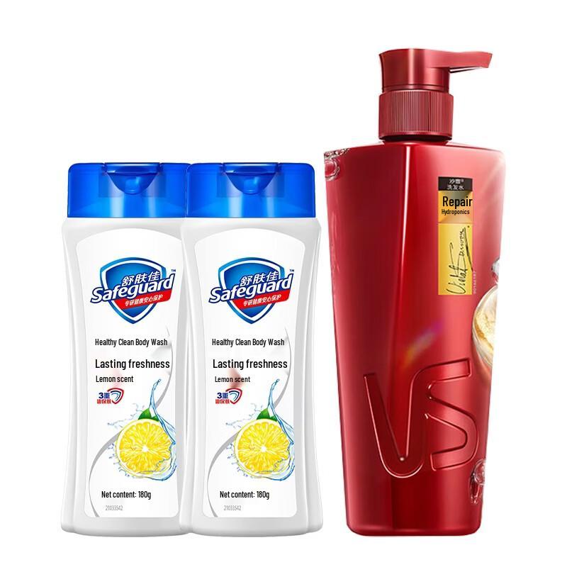 

Набор: Гель для душа Safeguard с ароматом лимона и Шампунь Vidal Sassoon для восстановления