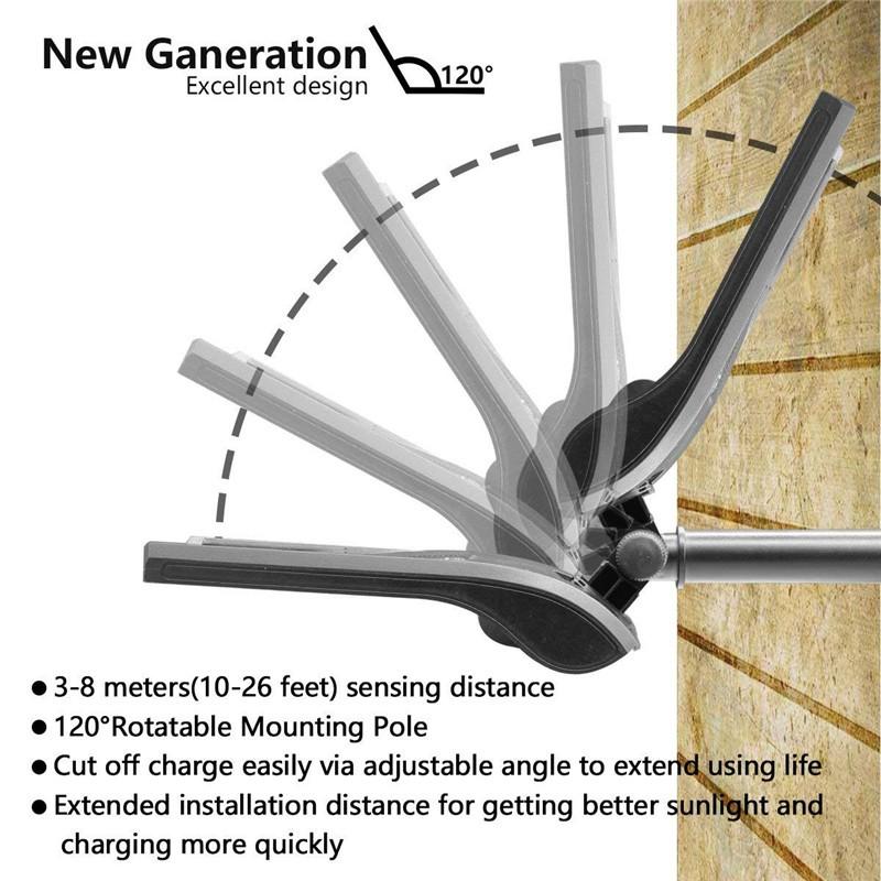 36 LED Solar Light Powered PIR Motion Sensor Waterproof Outdoor Street Security Light Wall Lamp for Garden Outdoor 2pcs