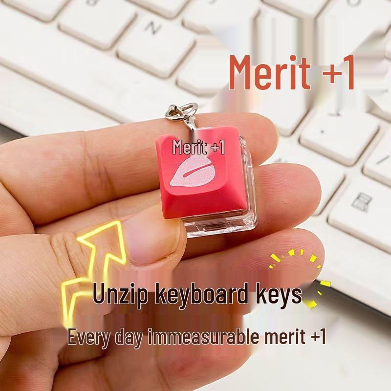 Sound and Light Charging Animal Keychain: Decompression Press Pendant