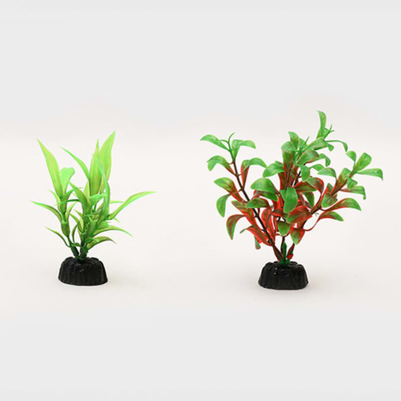 [Pet] 4-Inch Artificial Water Plants (A) 2 Pieces