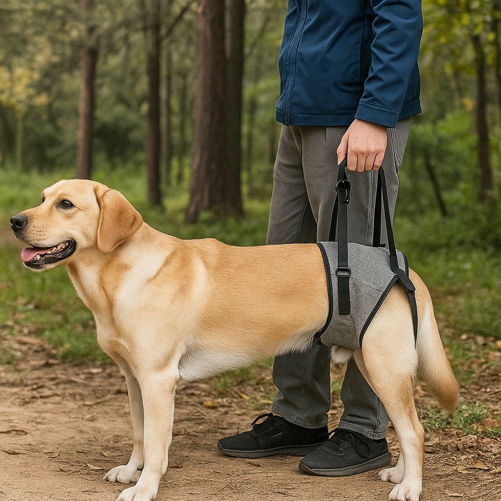 Adjustable Dog Lift Harness Comfortable Hind Leg Support Straps Dog Back Leg Sling  Joint Injuries