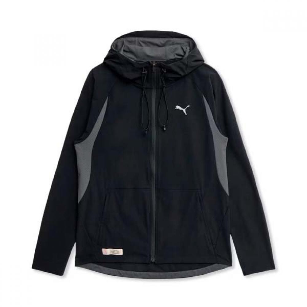PuMa Men S Running Tricot Hoodie Jacket M 02 PUMA Black/M(95)