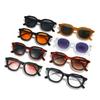 Hot oval Sun glasses retro simple versatile round fashion Sunglasses 2025 for men women