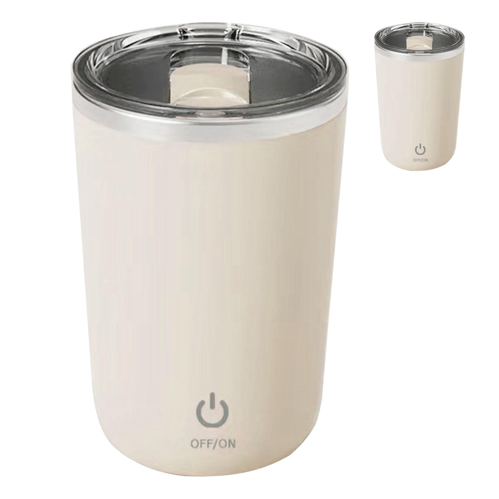 

Автоматическая магнитная кружка для помешивания объемом 350 мл, моющаяся кружка для помешивания кофе с внутренним покрытием из нержавеющей стали L бежевый