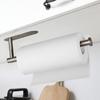 Stainless Steel Roll Paper Holder Self-adhesive Wall Mount Bathroom Toilet Paper Holder Kitchen Paper Towel Dispenser Storage Rack