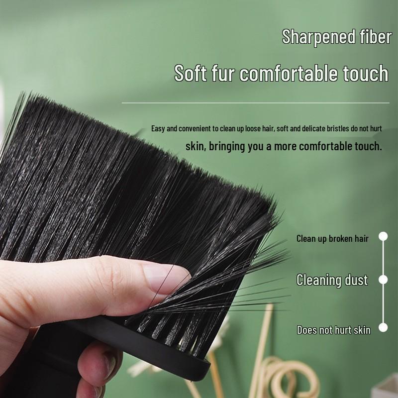 

ABS Electroplated Soft Bristle Brush for Gentle Hair Cleaning