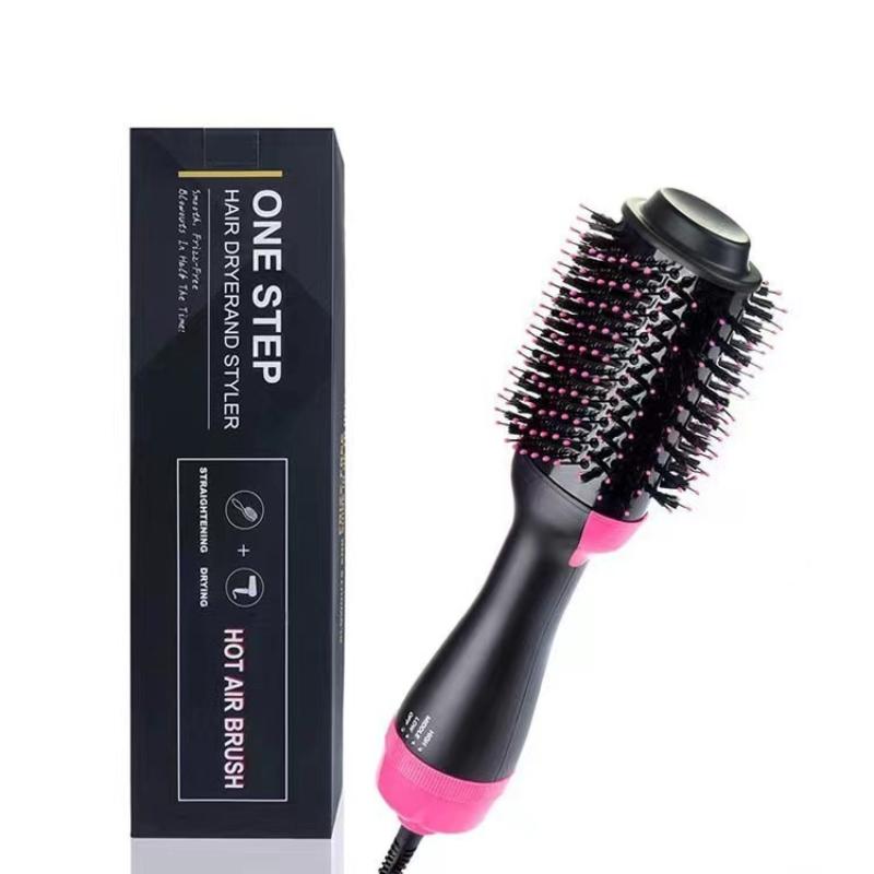 Hair Dryer  Air Brush Styler And Volumizer Hair Straightener Curler Comb Roller One Step Electric Ion Blow Dryer Brush