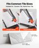 1200 Mm Manual Tile Cutter, Spring-Loaded Base Cutting Tool with Adjustable Angle Fence, Tungsten Carbide Cutting Wheel, Precision Alignment Guide,