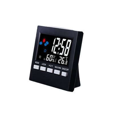 Montre Météo Calendrier Multifonctionnel Montre Électronique de Bureau Numérique Alarme Moment Décoration de Chambre Table et Accessoire
