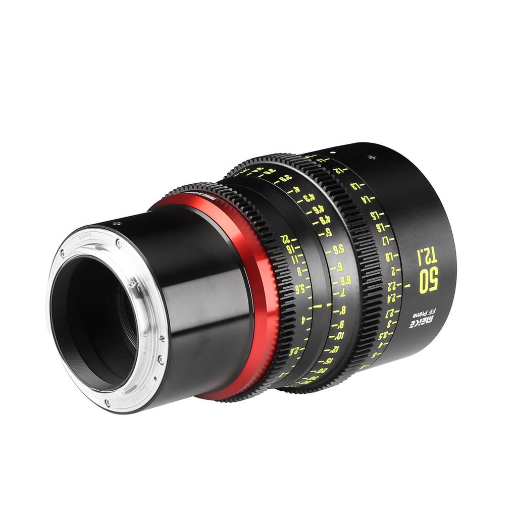 MEKE 50mm Full Frame Manual Focus Cinema Lens CanonMEKE 50mm Full Frame Manual Focus Cinema Lens for Canon RF Mount Cameras For RF Mount Cameras T2.1