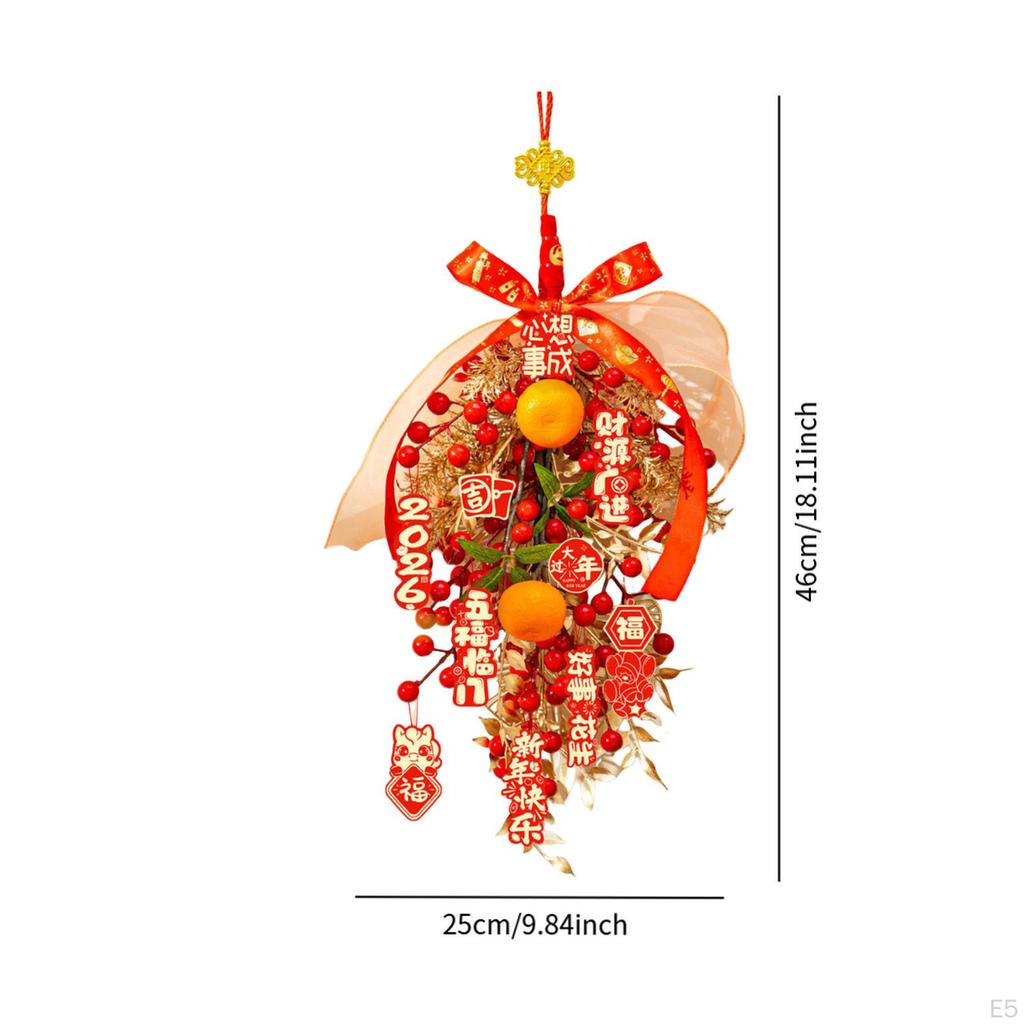 Chinese Year Hanging Decoration Decor Decorative Traditional Entryway Sign for