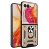 For Motorola Razr 60/Razr 50 5G Case with Slide Camera Lid PC+TPU Kickstand Phone Cover