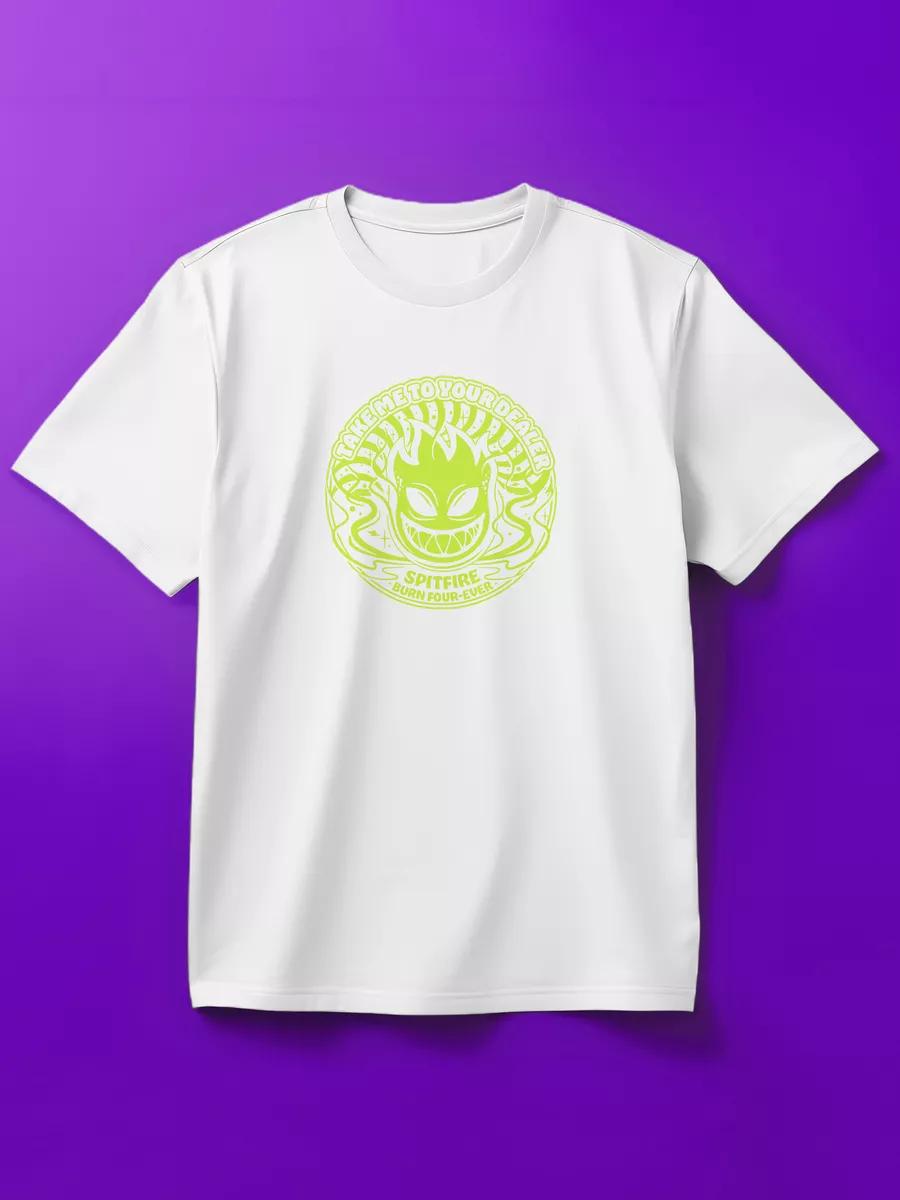 T-shirt with SPITFIRE burn forever print L