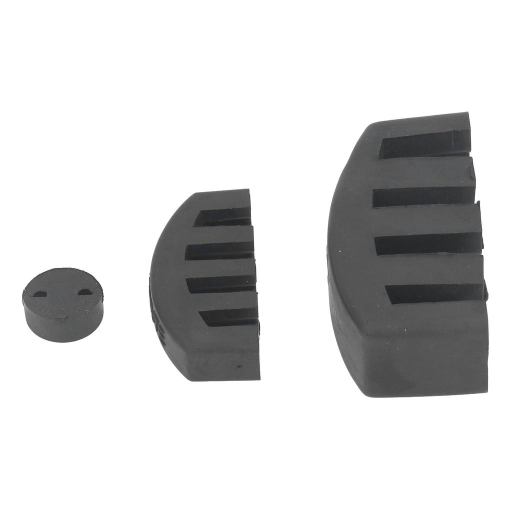 3Pcs Violin Cello Mute Set Claw Round Style Rubber Practice Silencer Soft Aging Resistant
