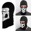 Multifunctional Skeleton Ghost Skull Motorcycle Face Mask Bandana Halloween Polyester Winter Caps Keep Warm Mask Bike For Adult