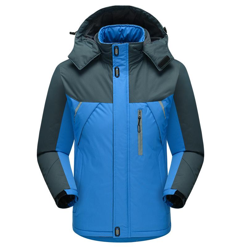 Winter Men's Cotton-padded Fleece Trendy Large-size Jacket Men's Warm Cotton-padded Jacket Thickened Jacket