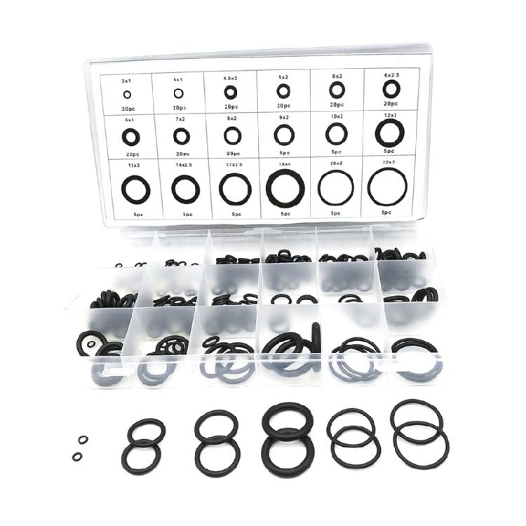 225pcs Rubber O Rings Assortment Set for Car Faucet Pressure Plumbing Repairs