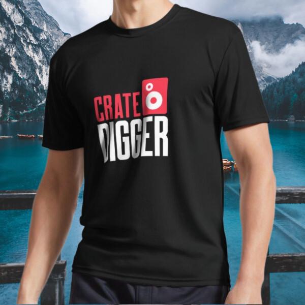 

New Shirt crate digger! - Logo Active T-Shirt Funny Size S to 5XL 4XL