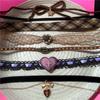 Fashion Sexy Pearl Heart Lace Necklace Pendant Velvet Chain Choker For Women Charm Party Personalized Neck Jewelry Special Gifs