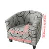 1Pc Armchair Stretch Sofa DIY Full Slipcover Elastic Chair Cover Smooth Polyester Fiber Single Seat