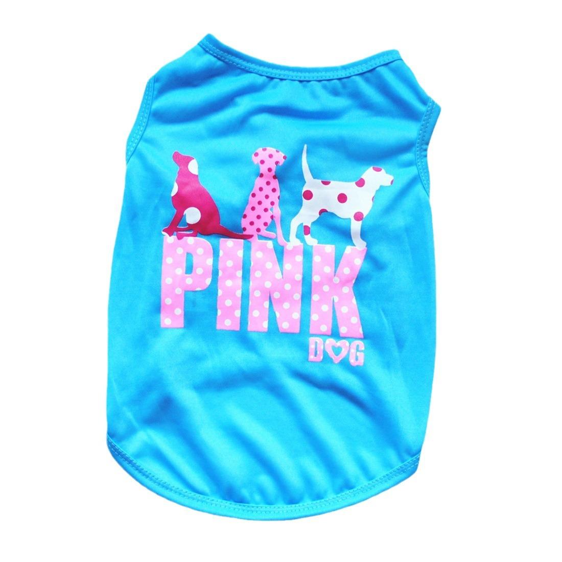 

Pet Clothing, Dog Summer Breathable, Cool, Polyester Vest, Dog Clothes Vest L