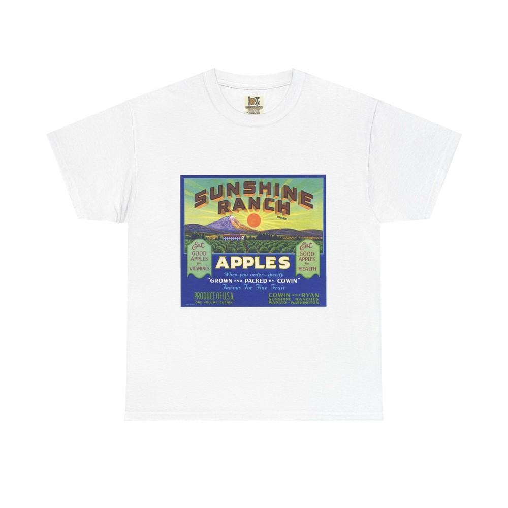 

Ranch Apple Unisex, Vintage T-Shirt, Gift for Fruit Lovers, Farmhouse Decor XL
