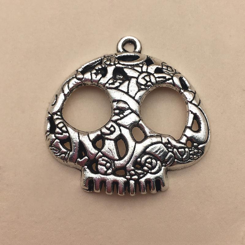 80-Piece Halloween Jewelry DIY Kit: Pumpkin, Skull, Bat & Witch Pendants for Earrings