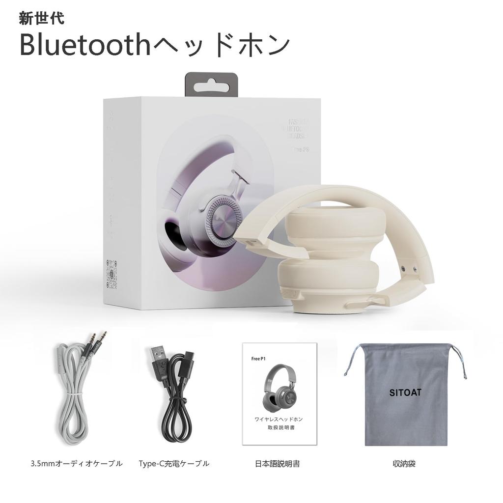 SITOAT P1 Bluetooth Wireless Up to 55 Hours Closed Deep Lightweight Size Remaining Power Gaming Low Detachable Wired and Wireless Storage Bag