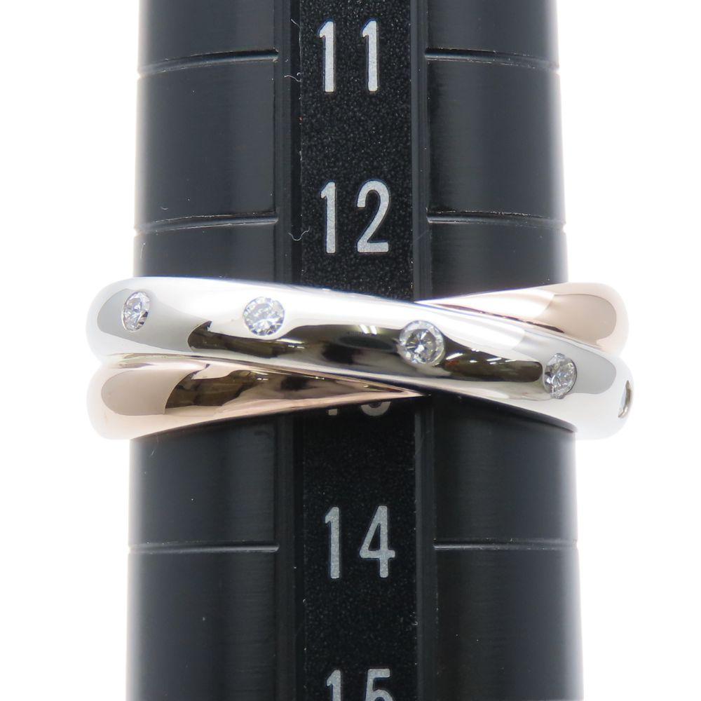 Used VANDOME Ring EU#53 Pt900Platinum/K18 Pink Gold 6.2g Platinum Pink Gold 5PD