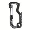 Multi-functional Aluminum Quick Release Carabiner with D-ring and Printed Design for Water Bottles