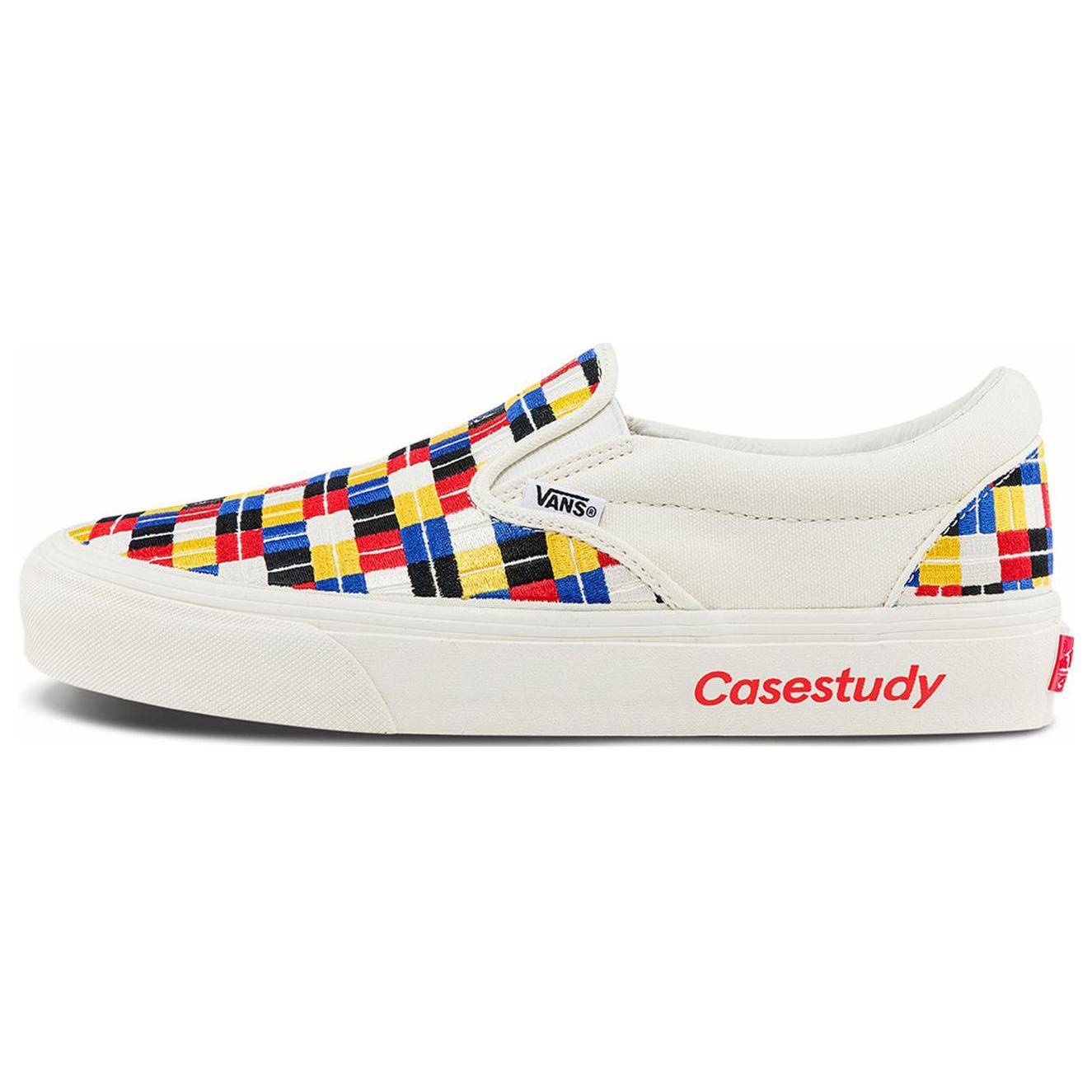 

New Vans Classic Slip On Vlt Lx X Casestudy Multi Cherkered VN0A3QXYBP 36.5