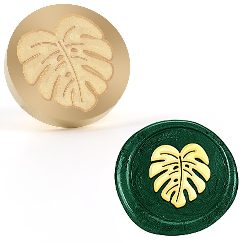 

Wax Seal Stamp Feather Pen, Sunflower, Olive Branch, Ginkgo Biloba Seal Stamp 25mm Removable Brass Tip for Wedding Envelope