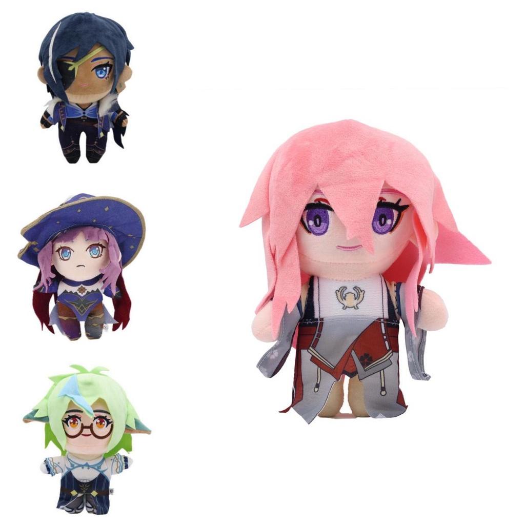 Crystal Soft Plush Genshin Impact Thunder God General 8th Daughter Xiaogong Sanbing Toy