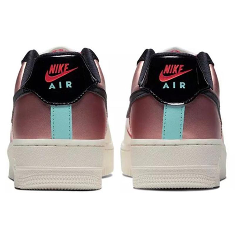 Nike Air Force 1 Low Metallic Red Bronze Black Teal Tint Women's Sneakers CT3429-900