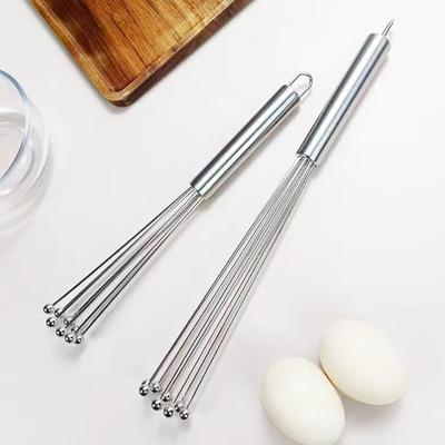 10 & 12 Inch Stainless Steel Ball Whisk Set for Baking and Cooking