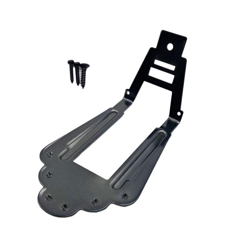 Heavy Duty Jazz Guitar Bridge Metal Texture Suitable for Enhancing Volumes and Customizable String Height Adjustment