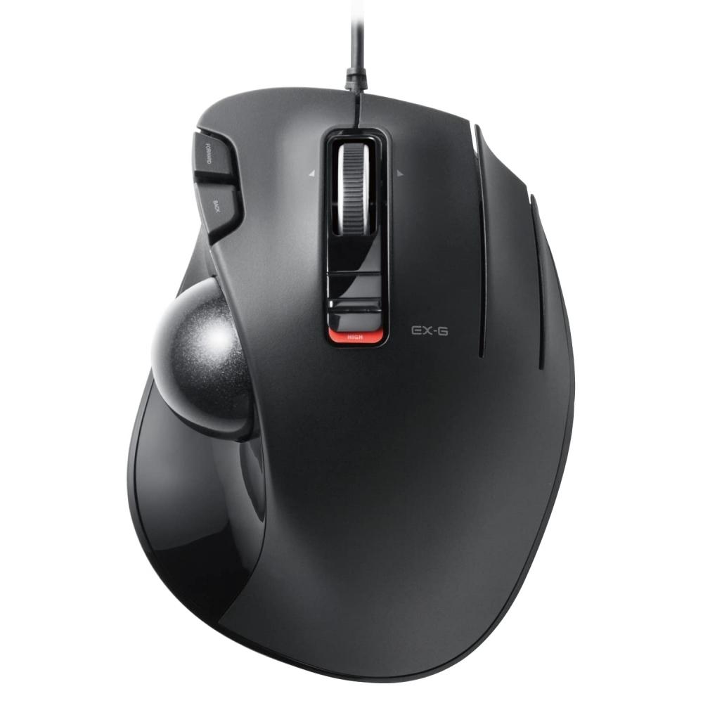 

ElecoM Usb Mous Wired Tracball 6 Bonts Black M Xt3urbk