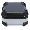Motorcycle Luggage Box with Removable Base and Liner 28L Large Capacity Shockproof