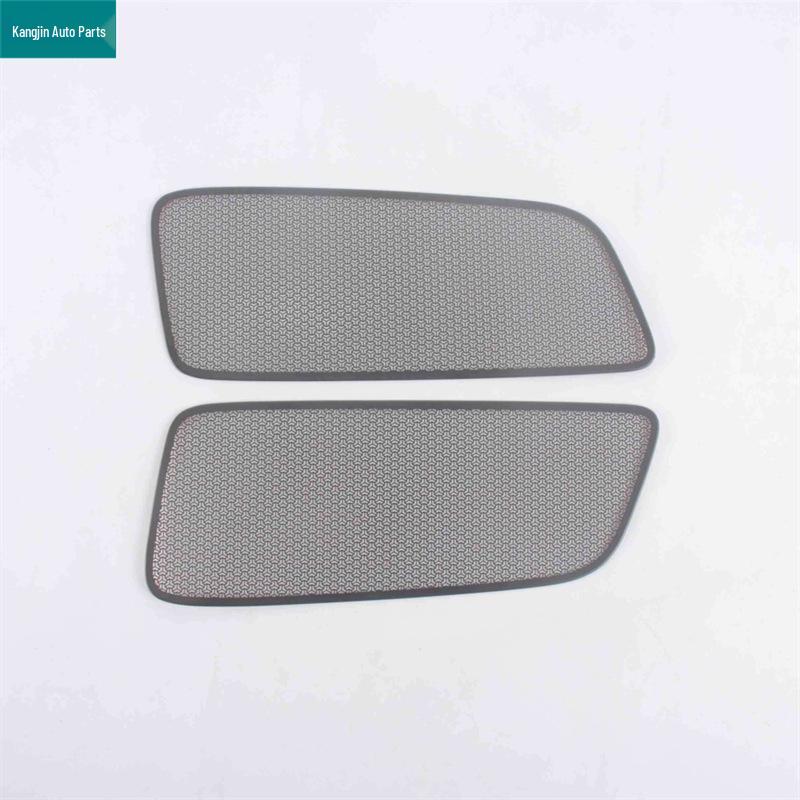 2025 BYD Han Black Titanium Stainless Steel Interior Door Handle & Trunk Speaker Cover