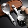 Versatile Cooking Tool for RV Stainless Steel Grinding Spoon, Garlic Ginger Mashing And Egg Separating Multifunctional Tool, Space Saving