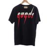 565806_XJAZY_1141 S Short Sleeve T-shirt Black Cotton Mens