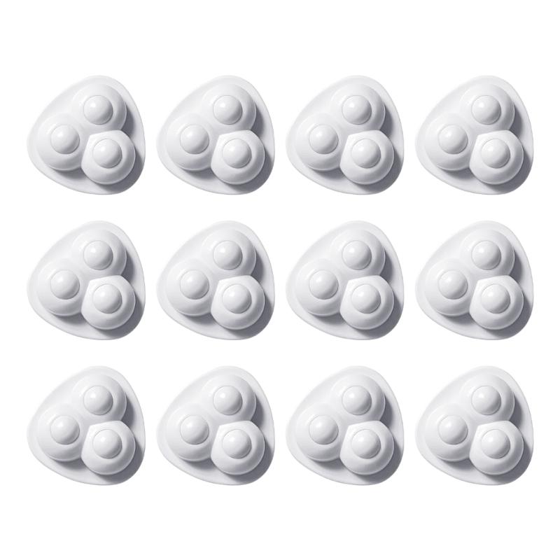

Pack Of 12 Castors 13mm Furniture Wheel Practical Swivels Designs for Luggage And Kitchen Supplies Appliances