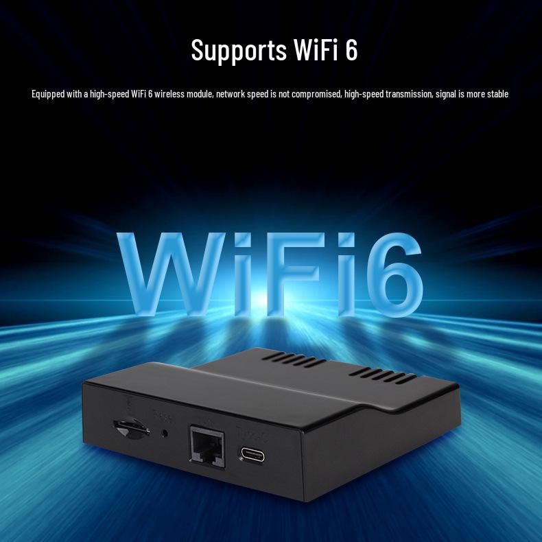 Starhengxun Portable Mini WiFi 6 Router with 4G, CPE, and Card Slot for Live Streaming at Home or Office