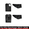 2PCS Car Central Console One Row Cup Holder Water Cup Storage Box For Kia Sportage NQ5 -2026 Accessories LHD/RHD